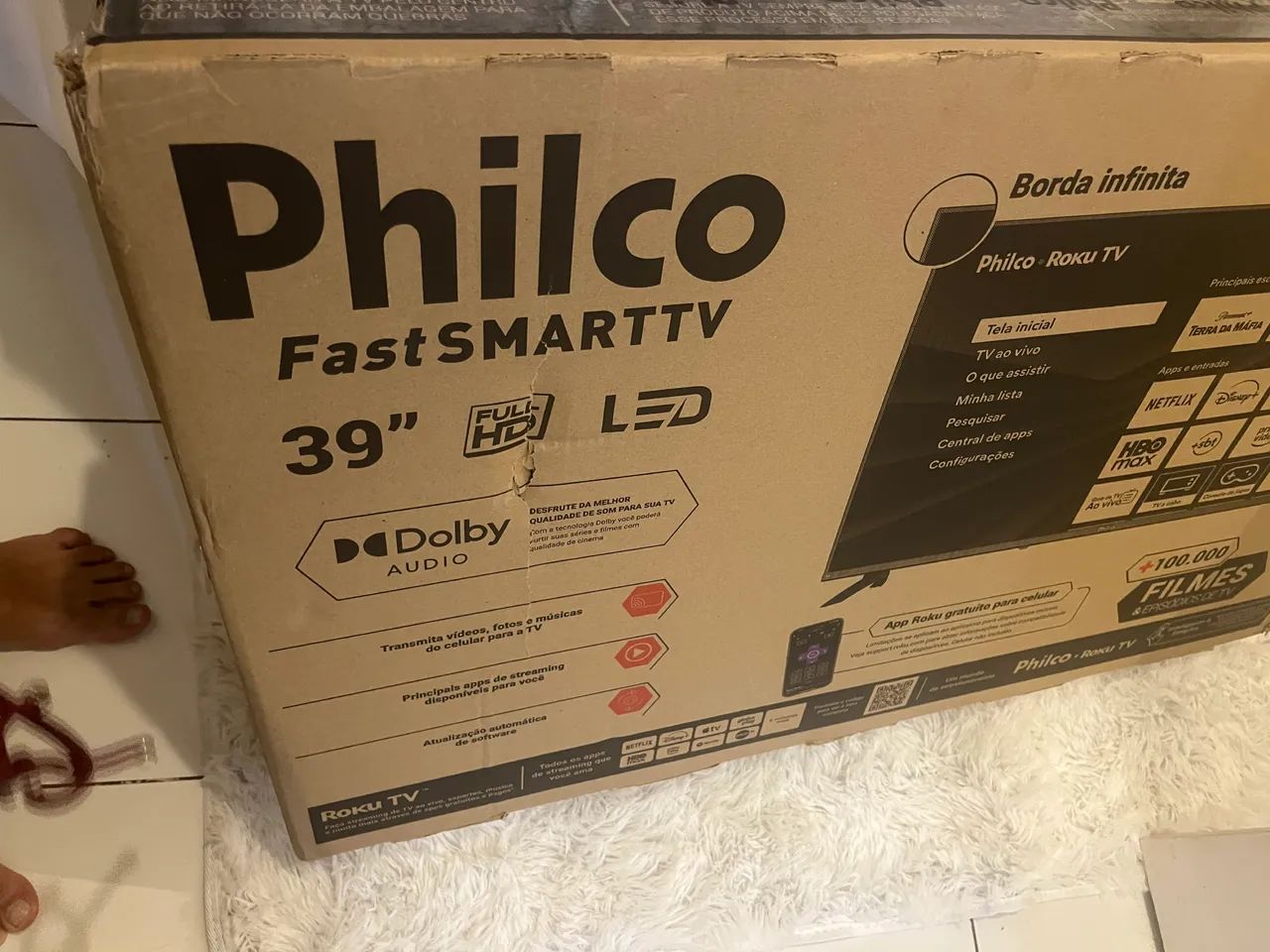 TV PHILCO 39 com defeito - Foto 5
