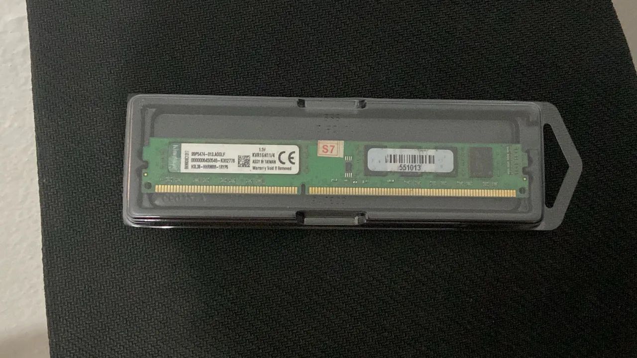 VENDO MEMÓRIA RAM 4GB DDR3