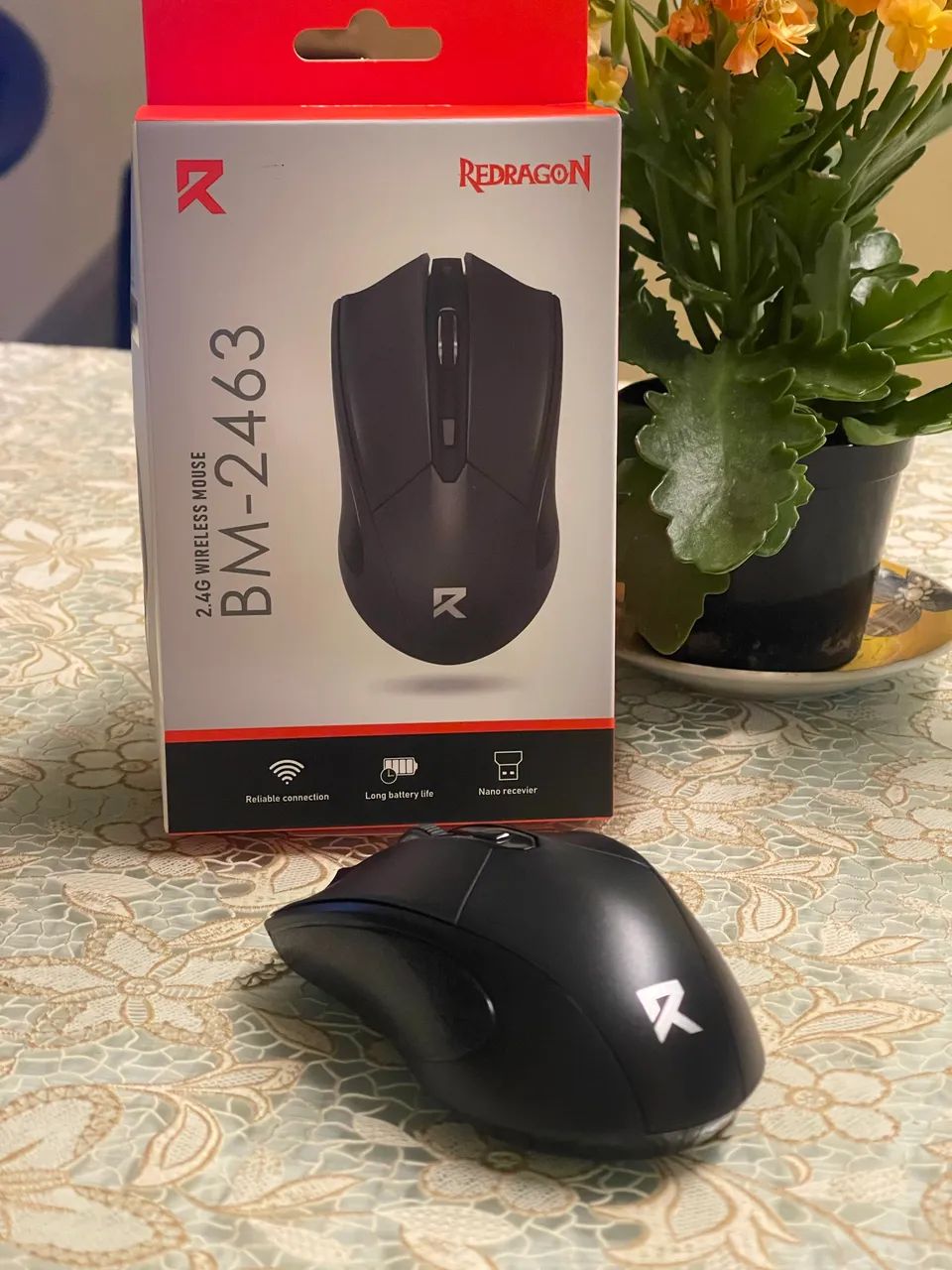 Mouse Redragon Ergonômico Alta Precisão USB Design Gamer/Office Confortável - Foto 3