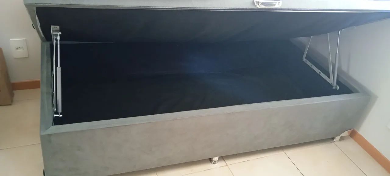 Cama box baú solteiro Americanflex  - Foto 4