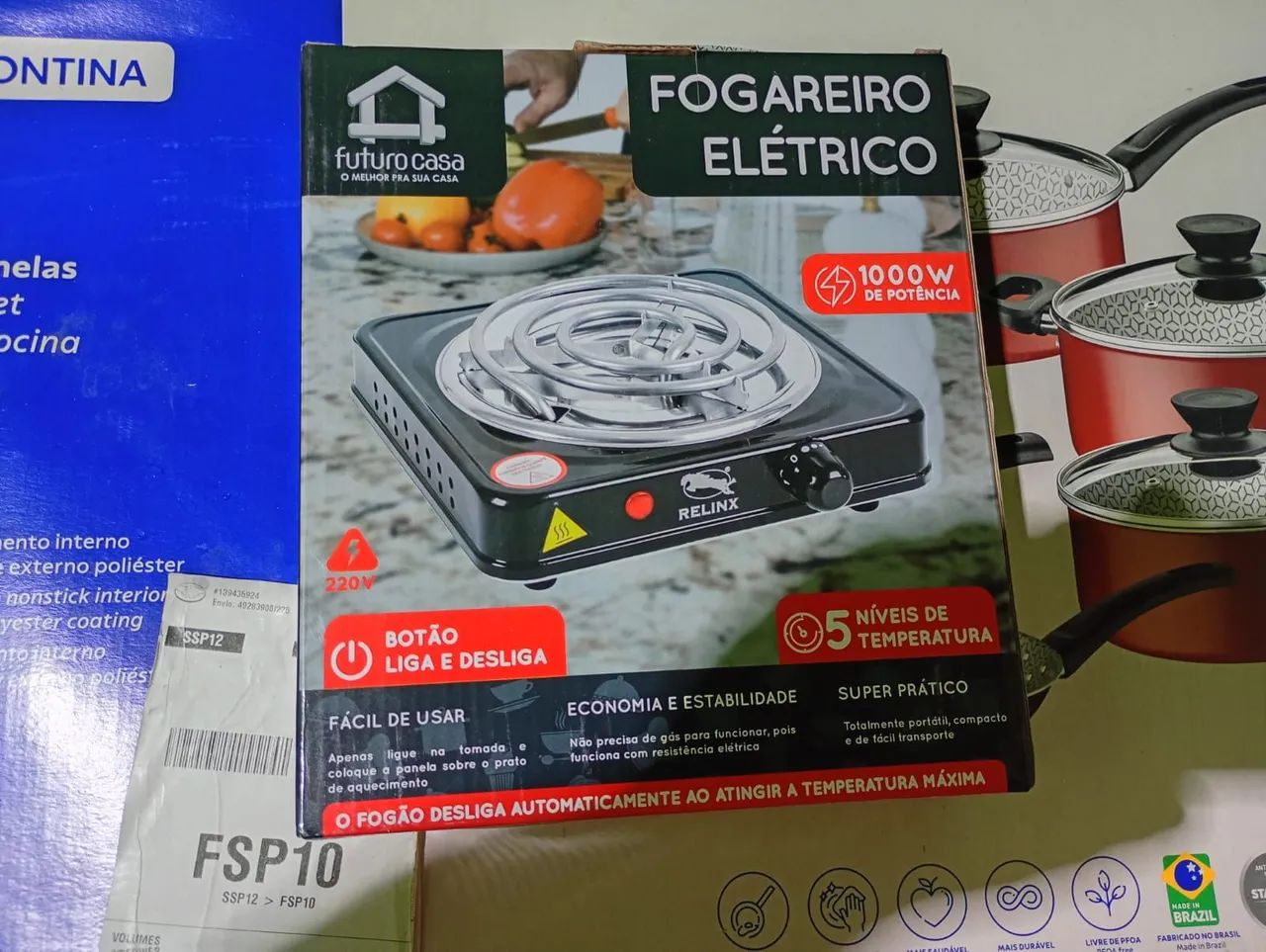 Fogão elétrico Aparti 50 reais pronta entrega gratis em Caruaru  - Foto 6