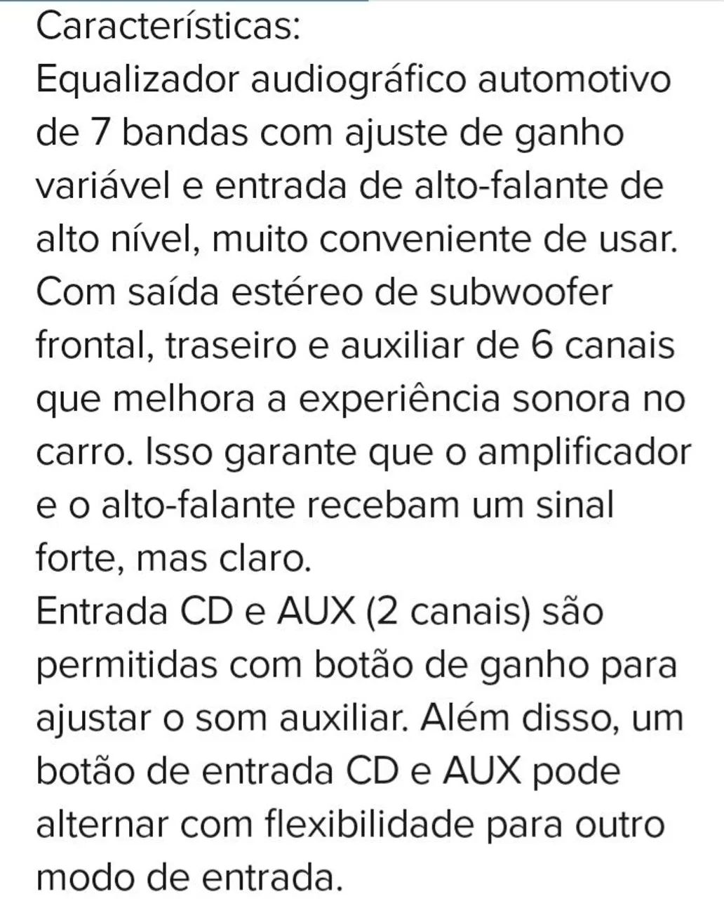 Equalizador de áudio sete bandas - Foto 2
