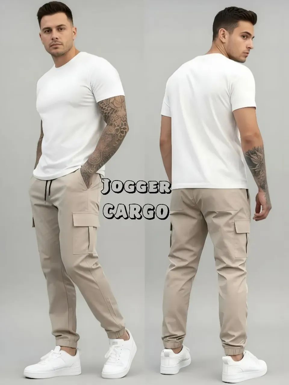 Calça Jogger Cargo - Tam M e GG.  - Foto 3