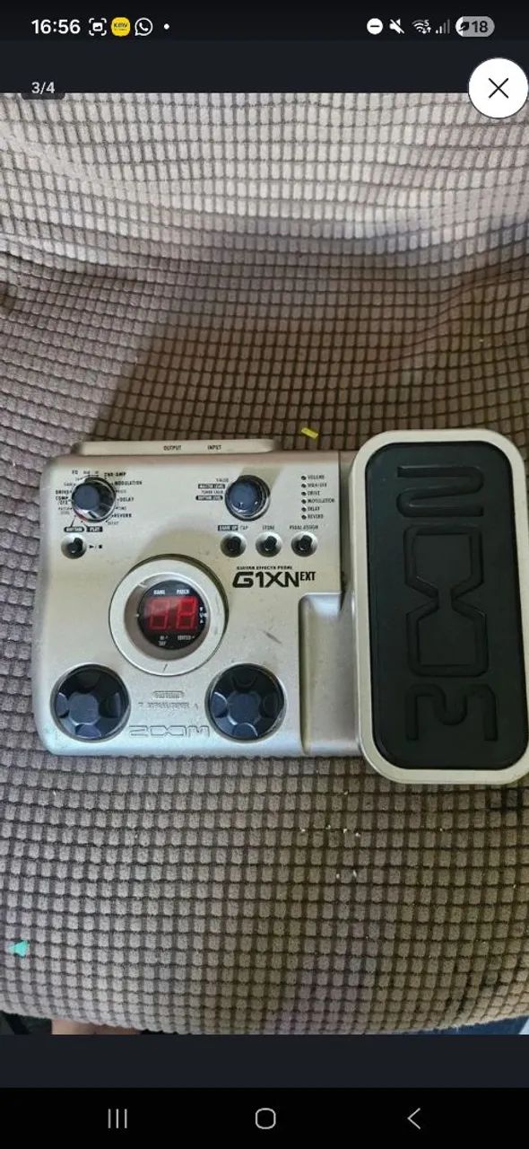 Zoom G1Next com pedal de expressão - Foto 2