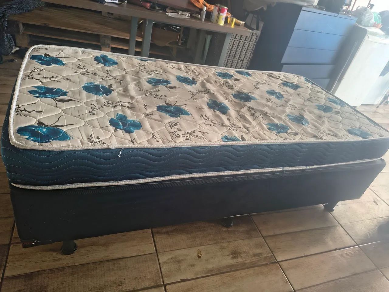 Cama box e colchão solteiro - Foto 2