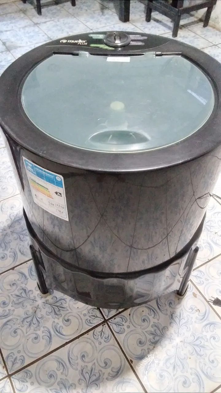 Lavadora plus preta 4,5kg - 220v