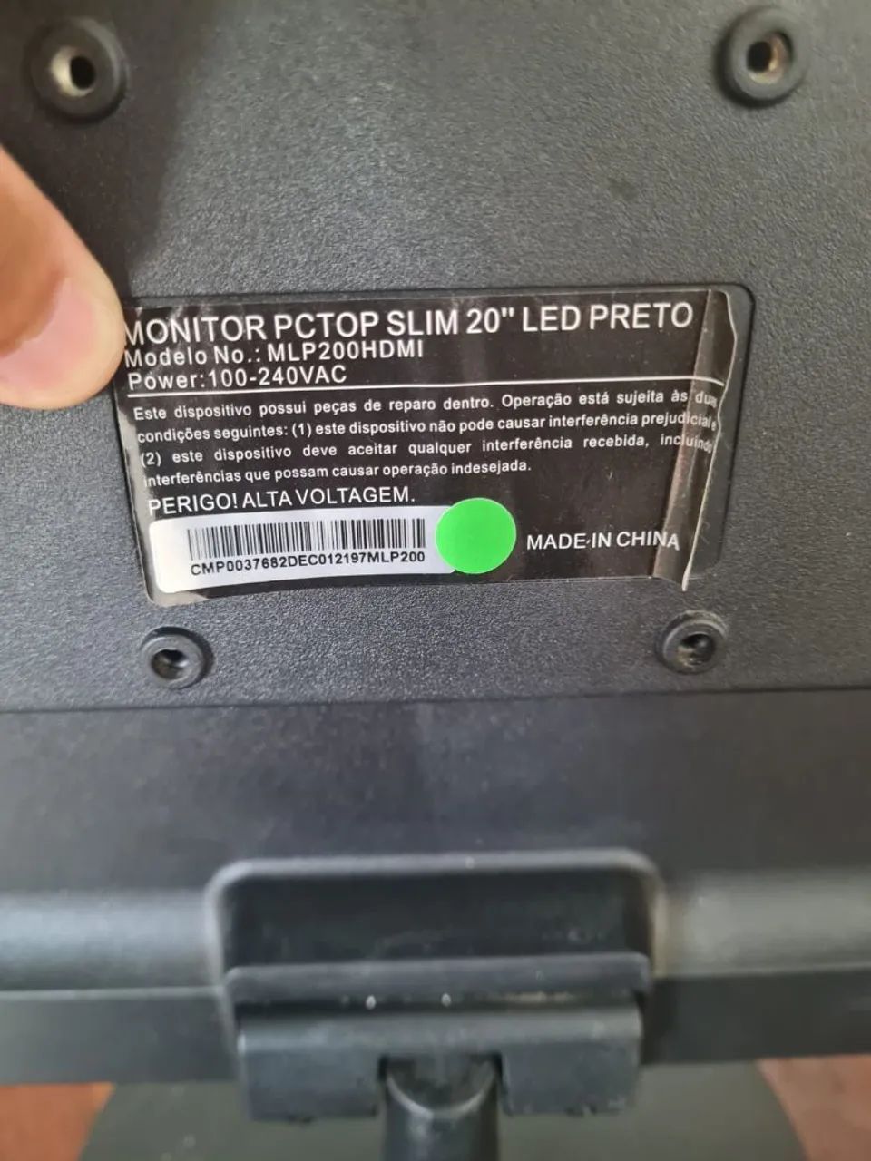 Monitor para PC - PcTop slim 20 LED - Foto 2