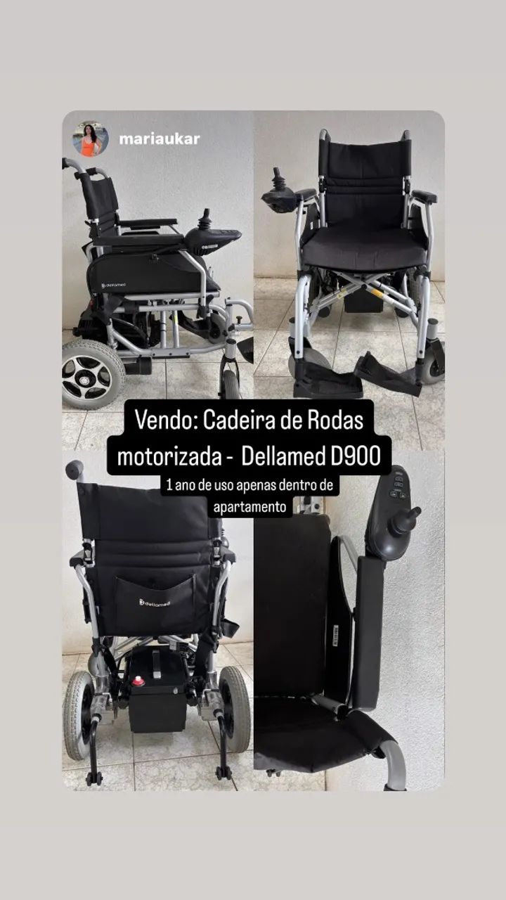 Cadeira de rodas motorizada D900