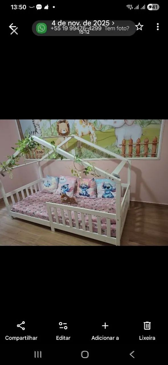 Cama montessori solteiro king maciça + colchão apolospuma