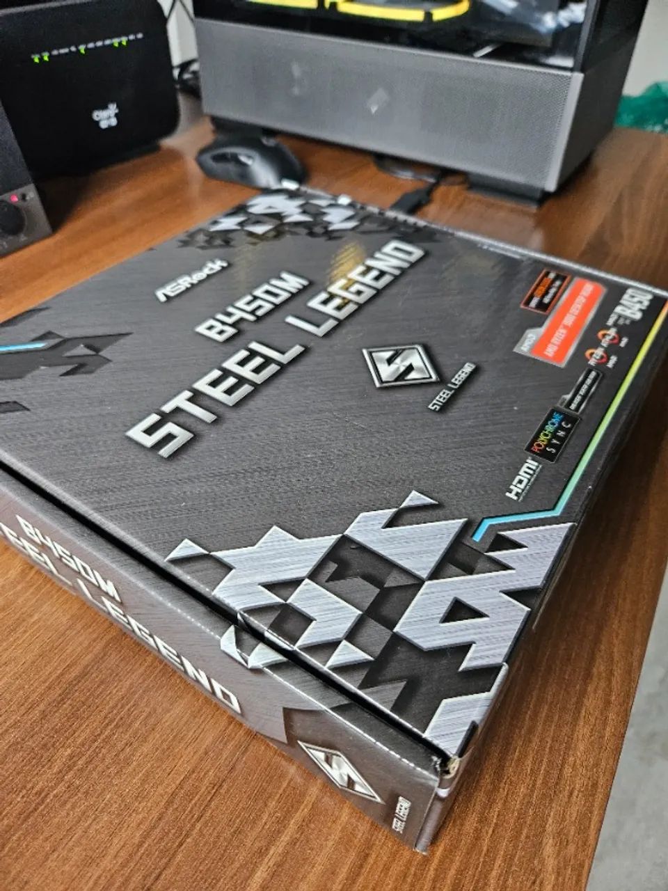 Placa-mãe B450m Steel Legend + Ryzen 7 2700 KIT