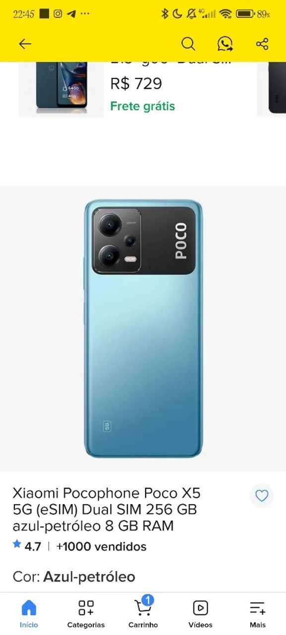 Poço x5 5g NFC