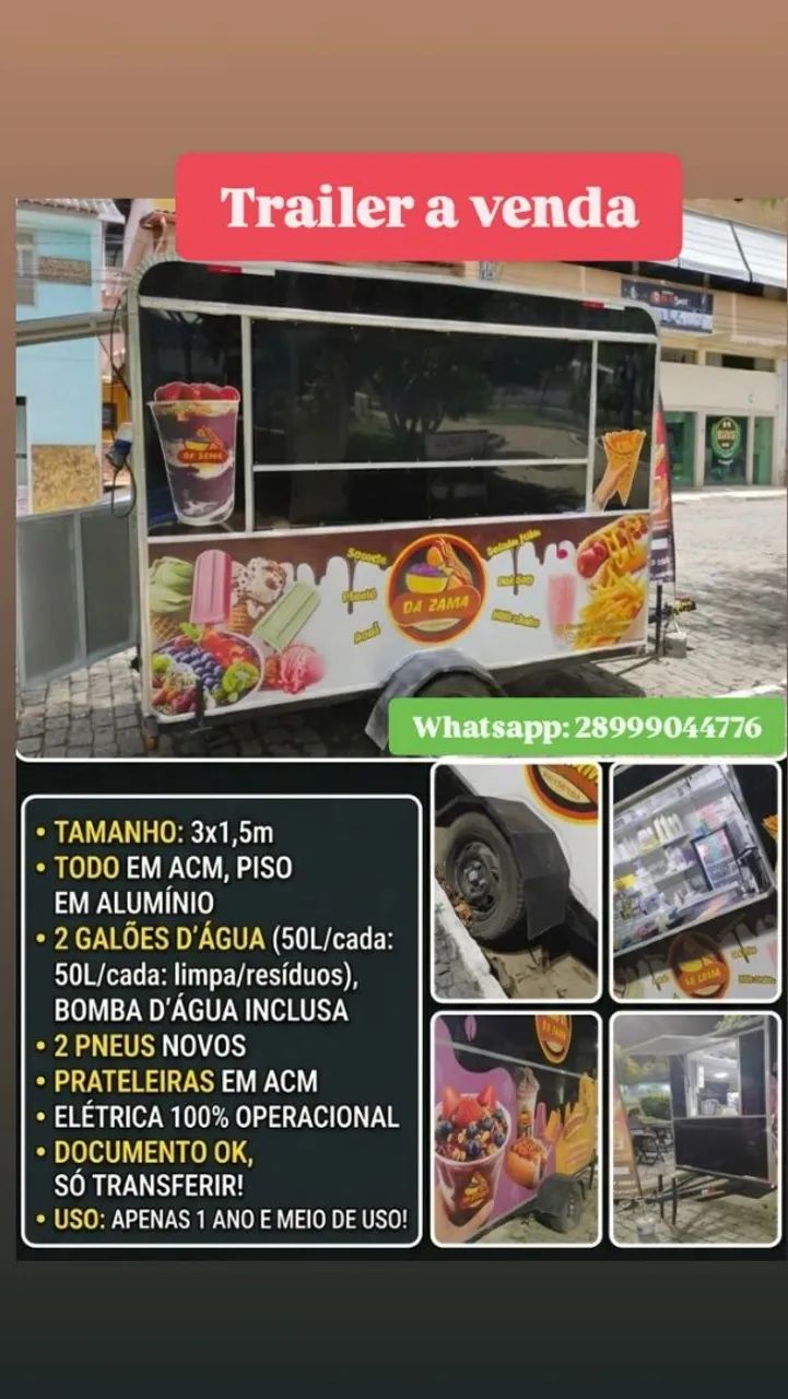 Trailer em ACM.