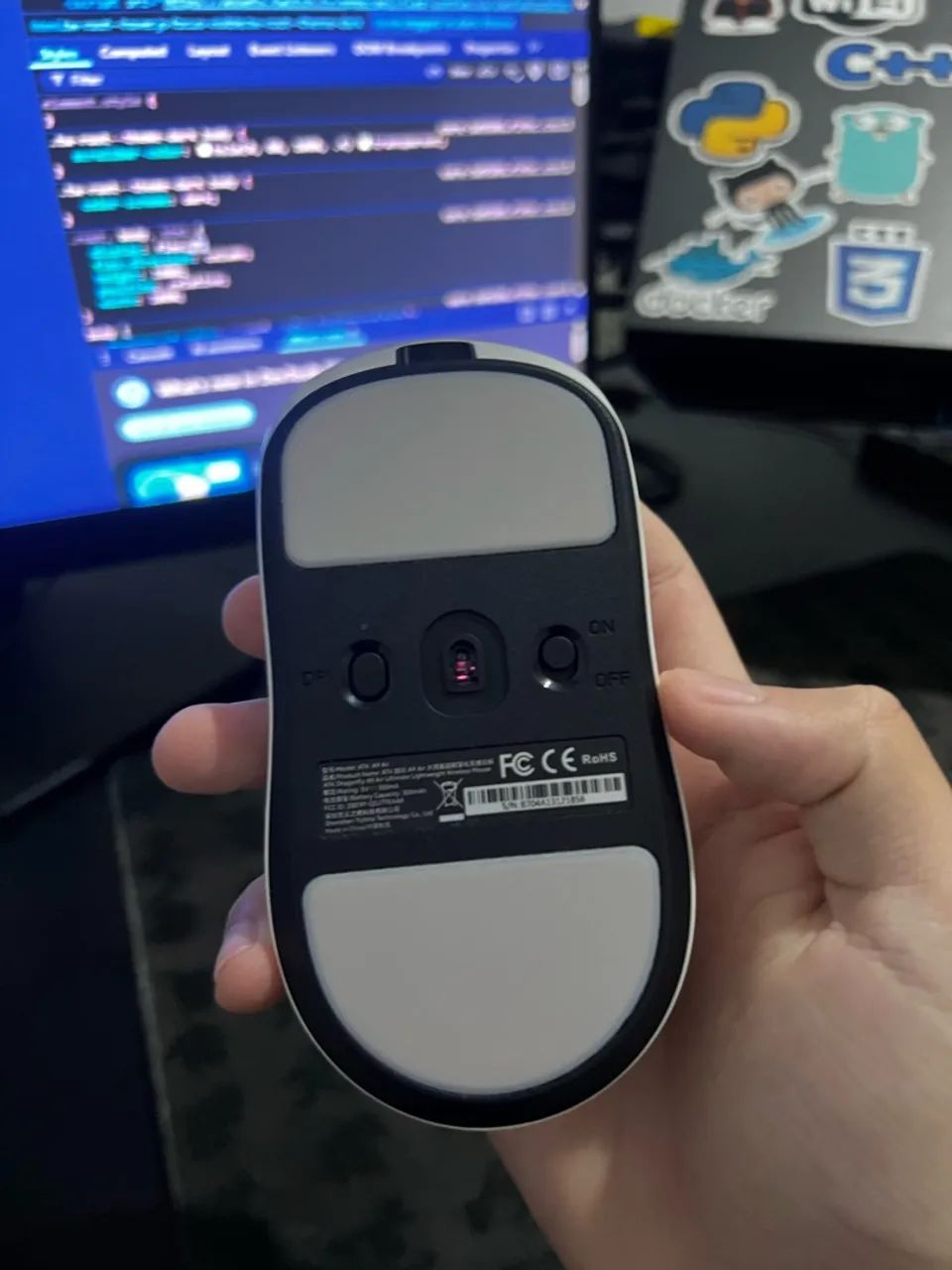 Mouse ATK A9 air + mousepad - Foto 2