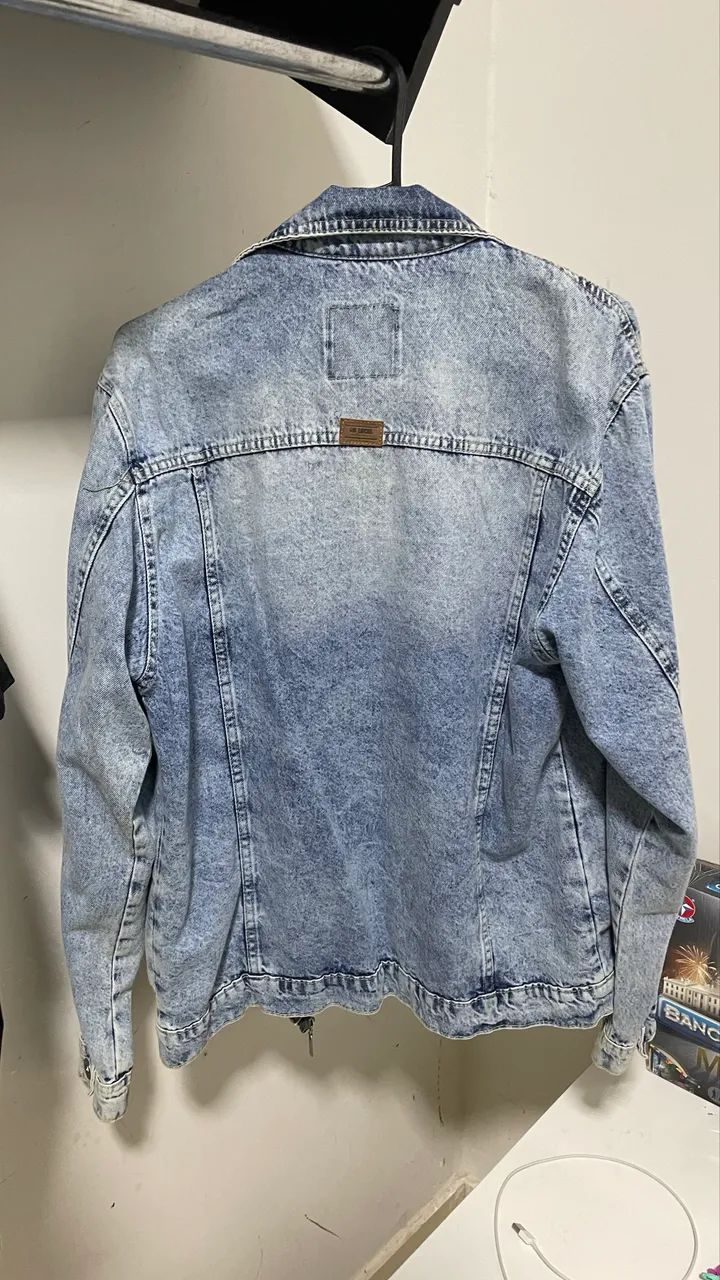 Jaqueta Jeans- ACEITO TROCA OU PROPOSTA! - Foto 3