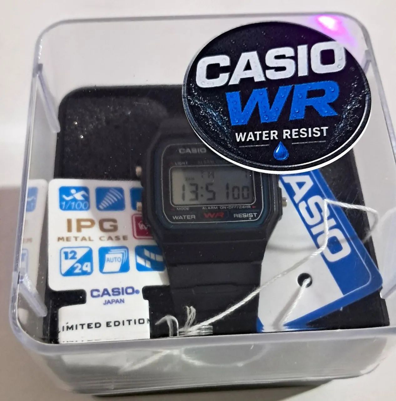 Relógio Casio F91W com caixa pra presentear.  - Foto 4