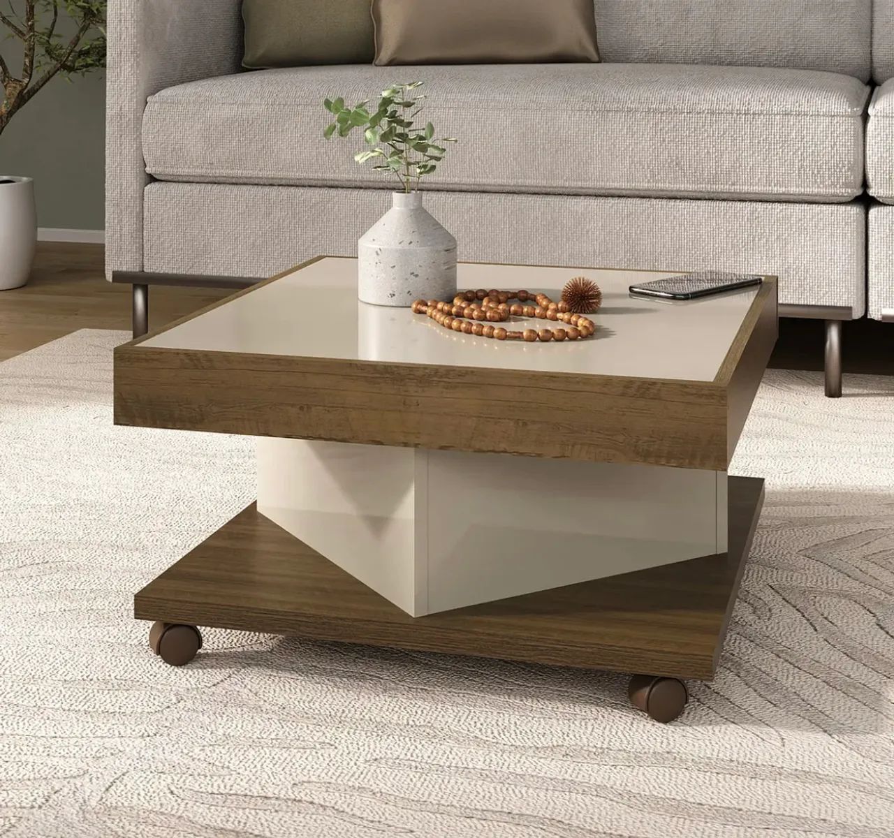 Mesa de centro moderna para sala de estar - Foto 2