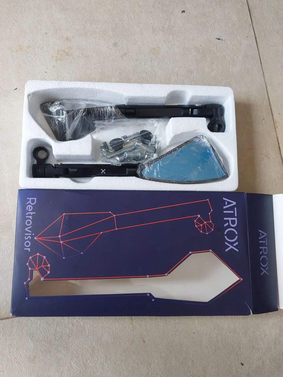 Retrovisor de Moto Esportivo Universal - Foto 2