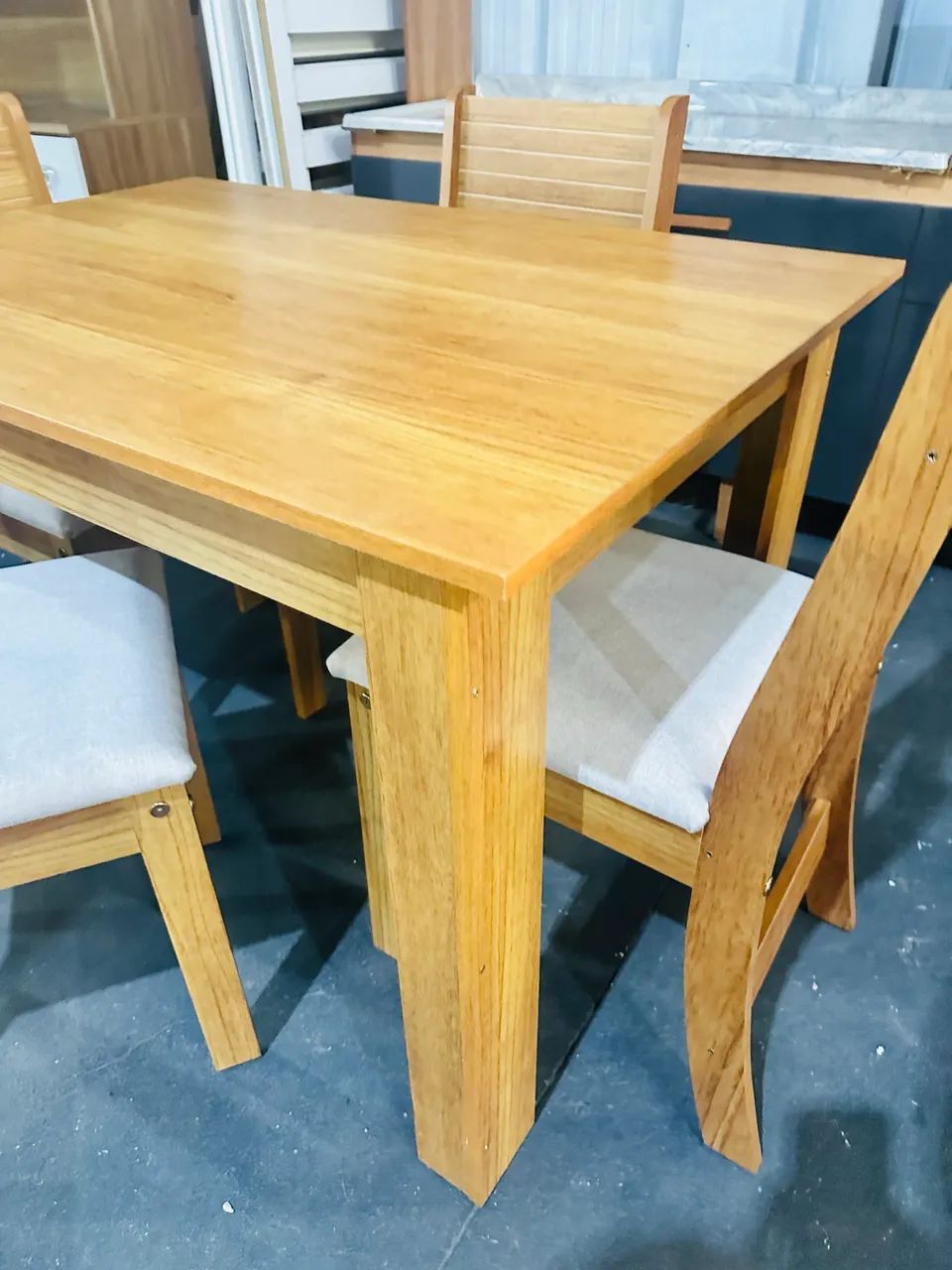 Mesa com 4 cadeiras / NOVO / ENTREGAMOS  - Foto 4
