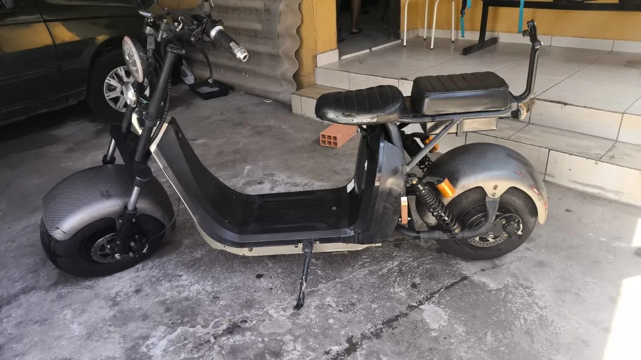 SCOOTER ELÉTRICA - BATERIA NOVA - Foto 4