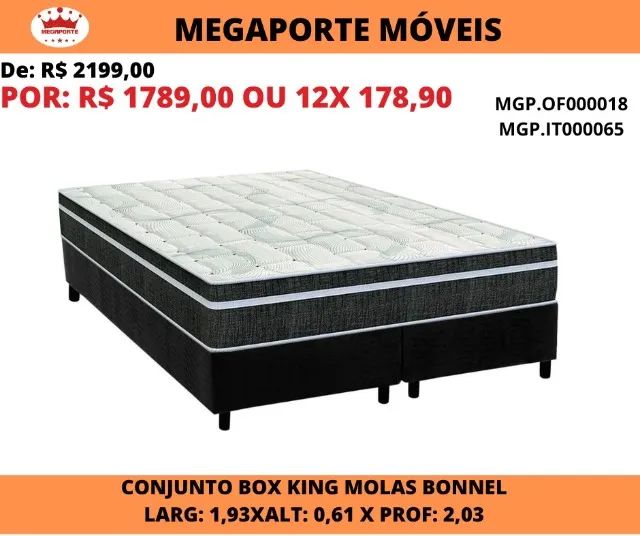CAMA BOX KING MOLAS 