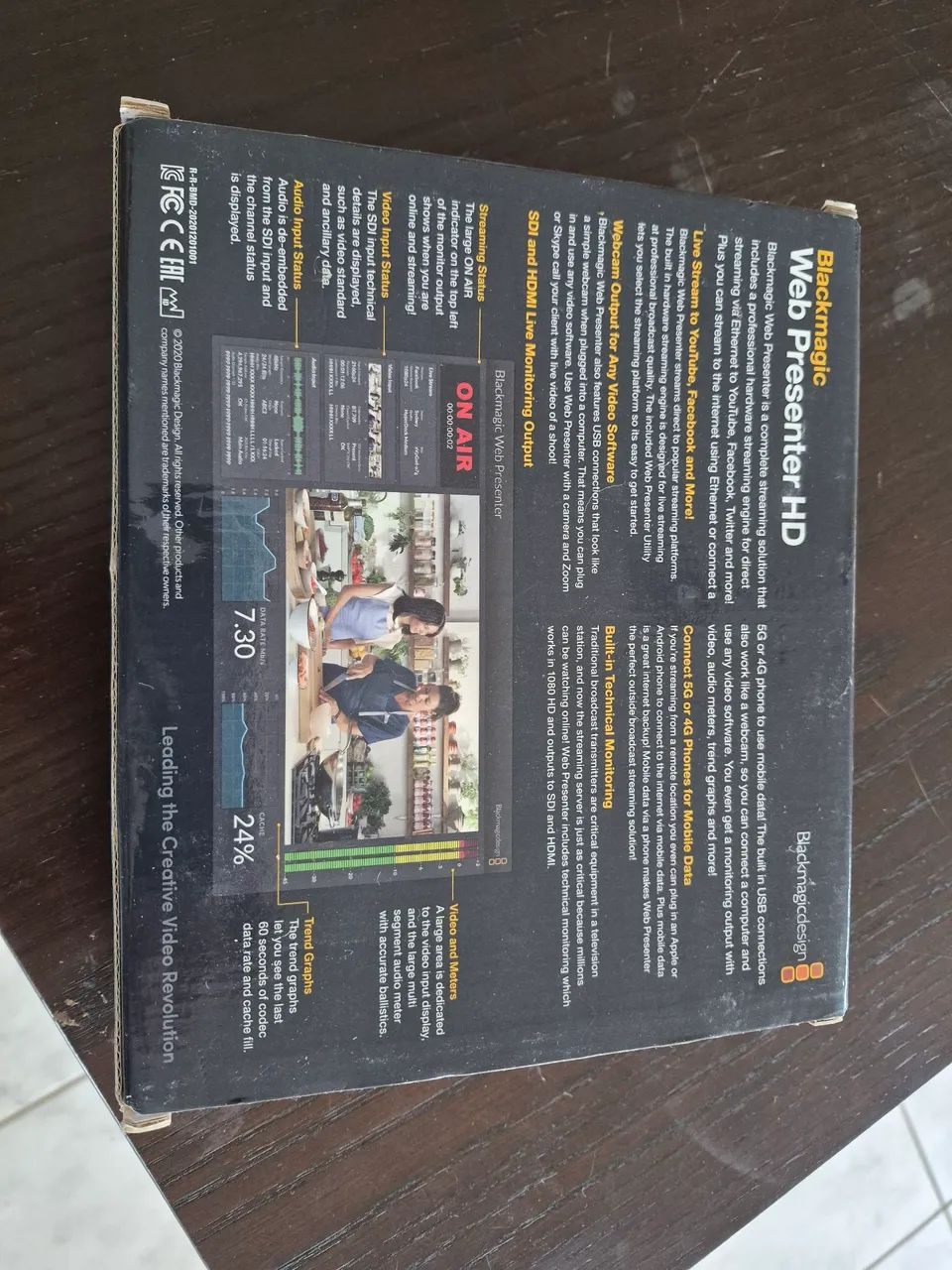 Blackmagic Web Presenter HD - Caixa Original - Perfeito Estado - Foto 4