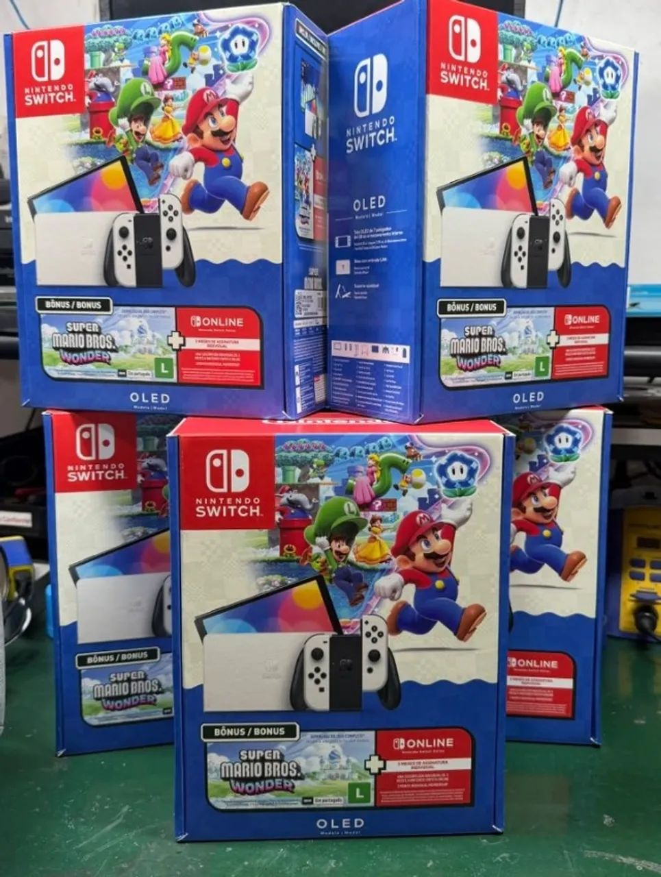 NINTENDO SWITCH OLED LACRADO DESBLOQUEADO