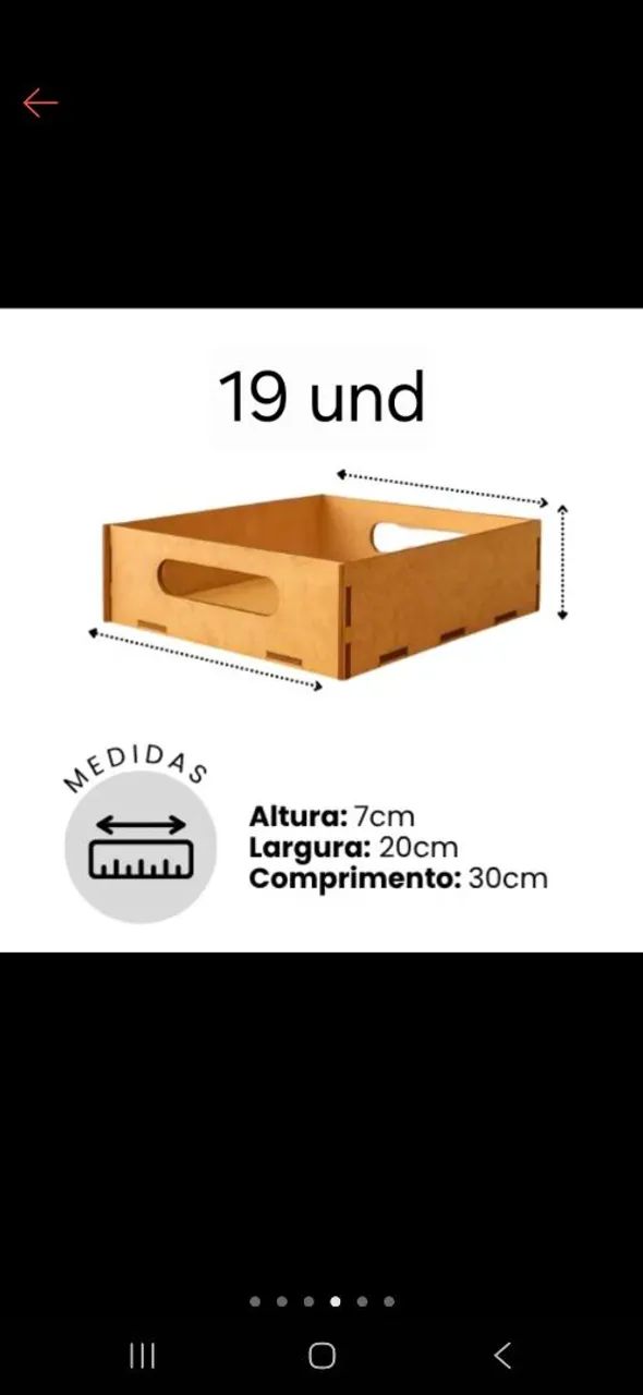 Bandeja MDF G
