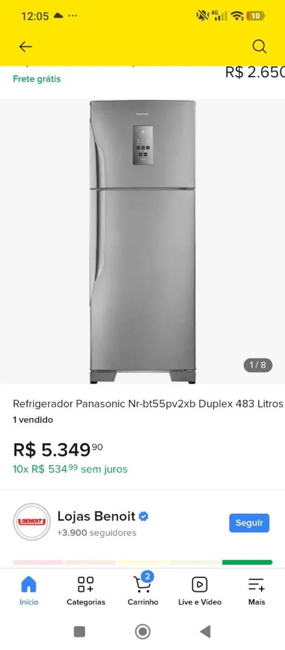Geladeira Panasonic  - Foto 5