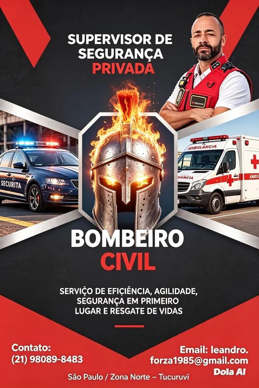 Ofereço sou Bombeiro civil e Supervisor de segurança privada 