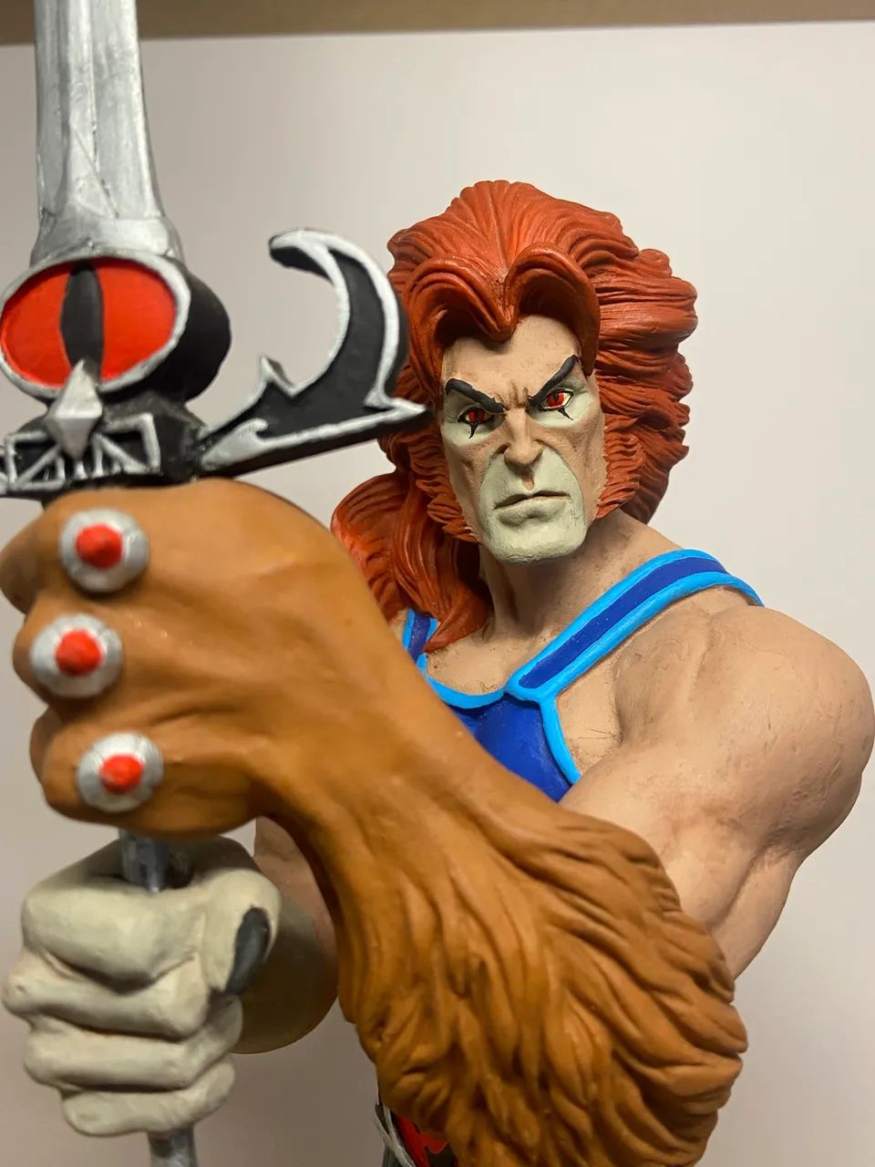 Busto Lion-O (Thundercats) - peça custom  - Foto 3