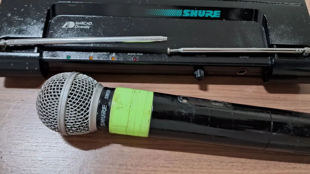Mic shure diversity sem fio - Foto 3