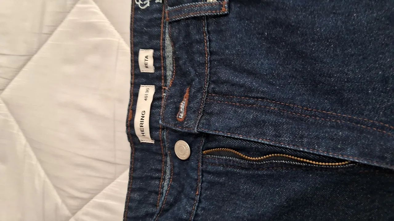 Calça masculina jeans tradicional  - Foto 2