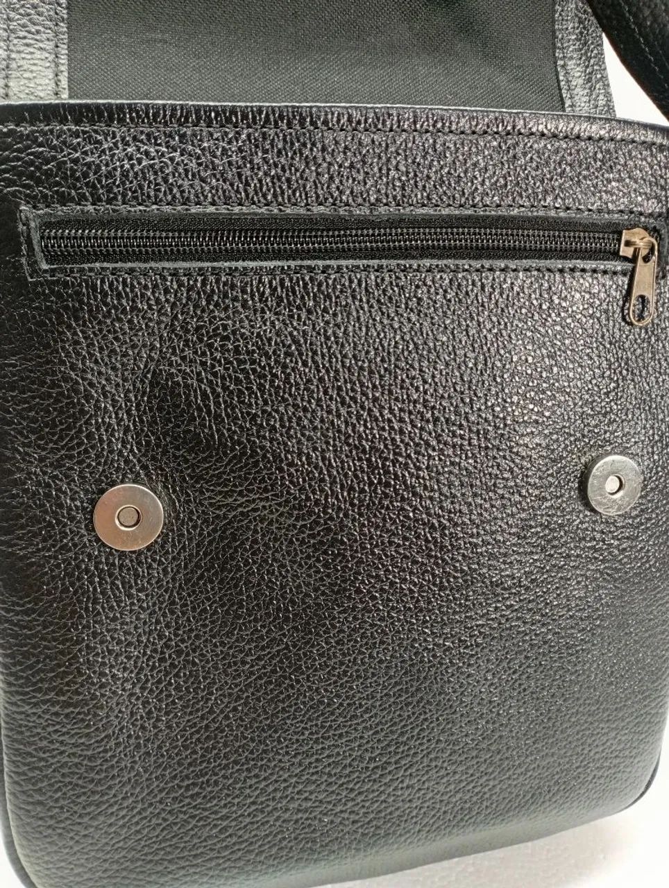 Bolsa Couro Legítimo Nova masculino  - Foto 2