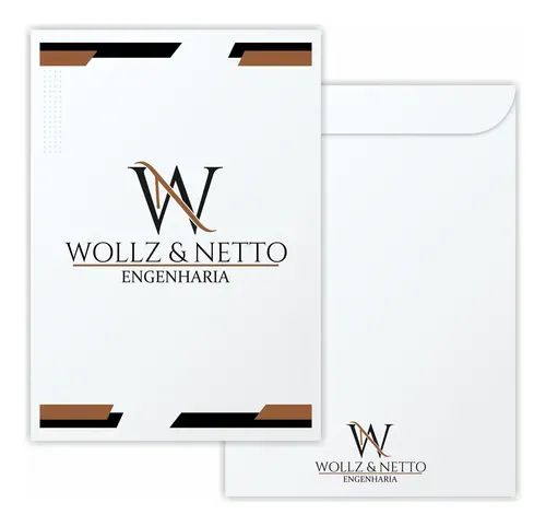 Envelope A4 Personalizado Frente e Verso