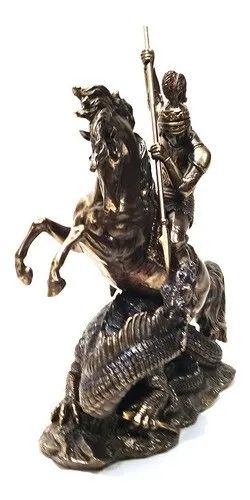 Estátua São Jorge e Dragão Veronese WU-115 - Foto 4