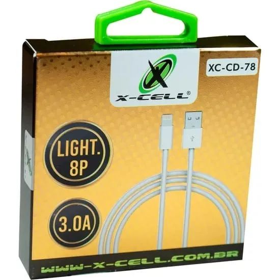 Cabo Usb Lightning 3.0a 1mt Branco Flex *ENTREGA GRÁTIS* - Foto 2