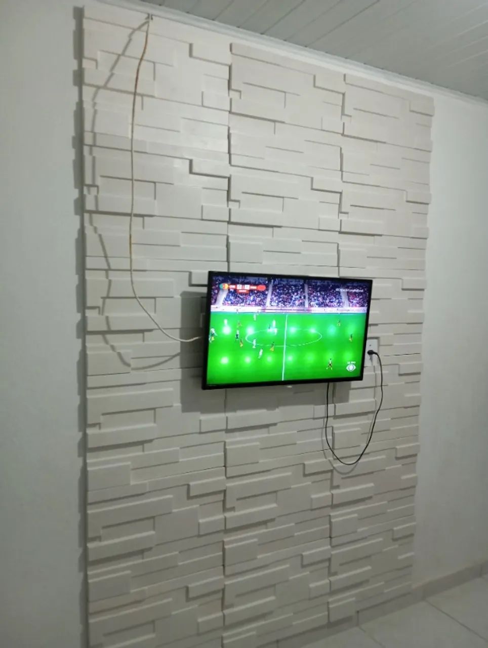 Placa de gesso 3D decoração - Foto 5