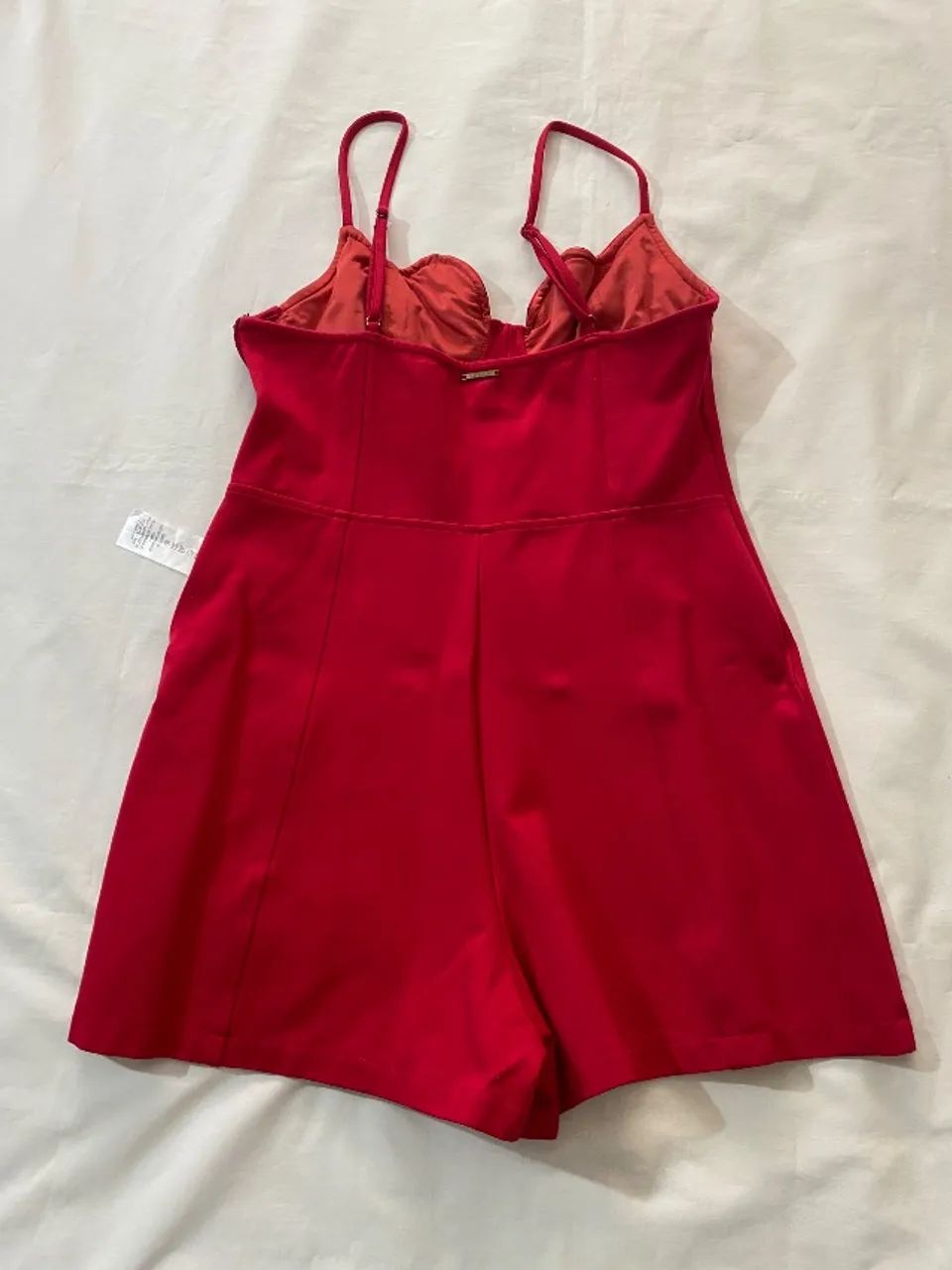 Macacão vermelho Leboh TAM G - Foto 5