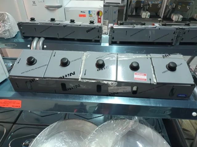 CONDIMENTADORA 5 CUBAS INOX 