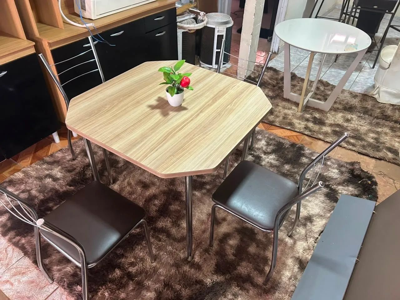 Mesa de Inox 4 cadeiras  - Foto 5