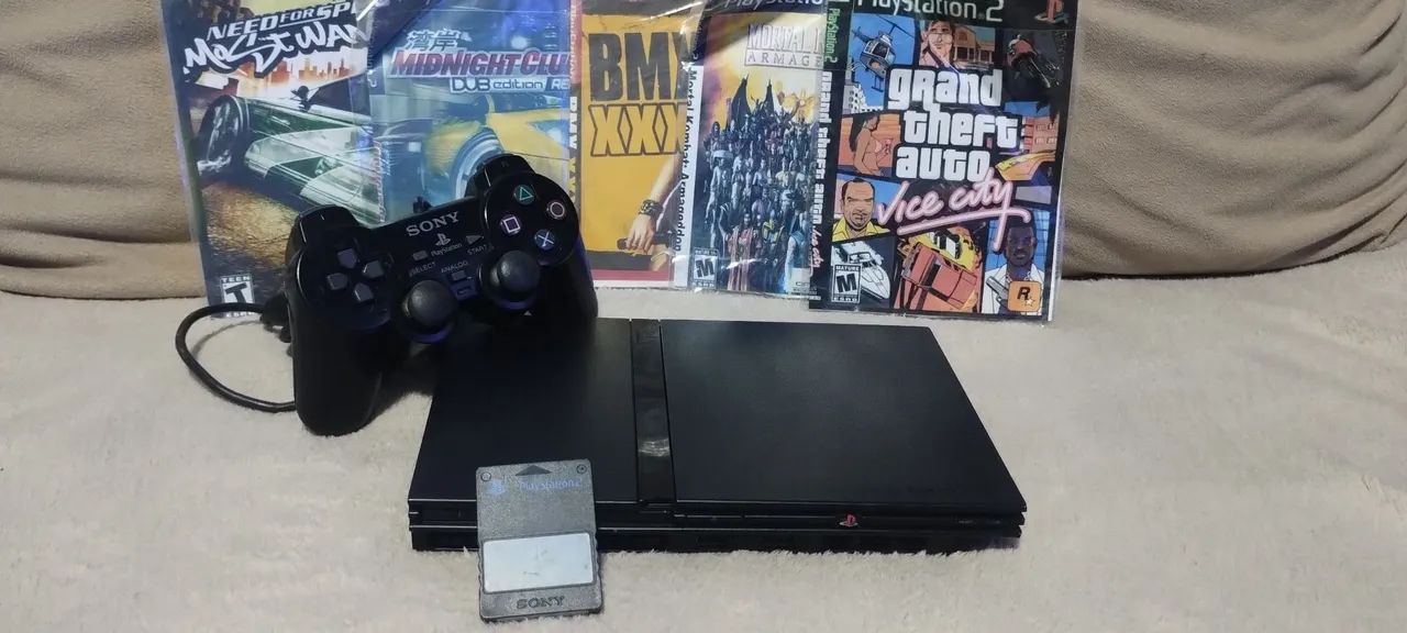 PlayStation 2 completo func. Perfeitamente (conservado). Leitor 100% - Foto 5