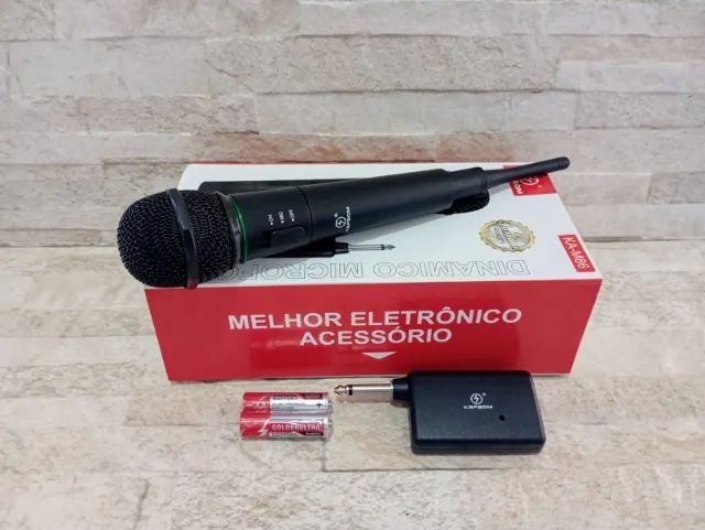 Microfone Altomex Sem Fio Até 30m Som Palestra e Karaokê - Foto 3