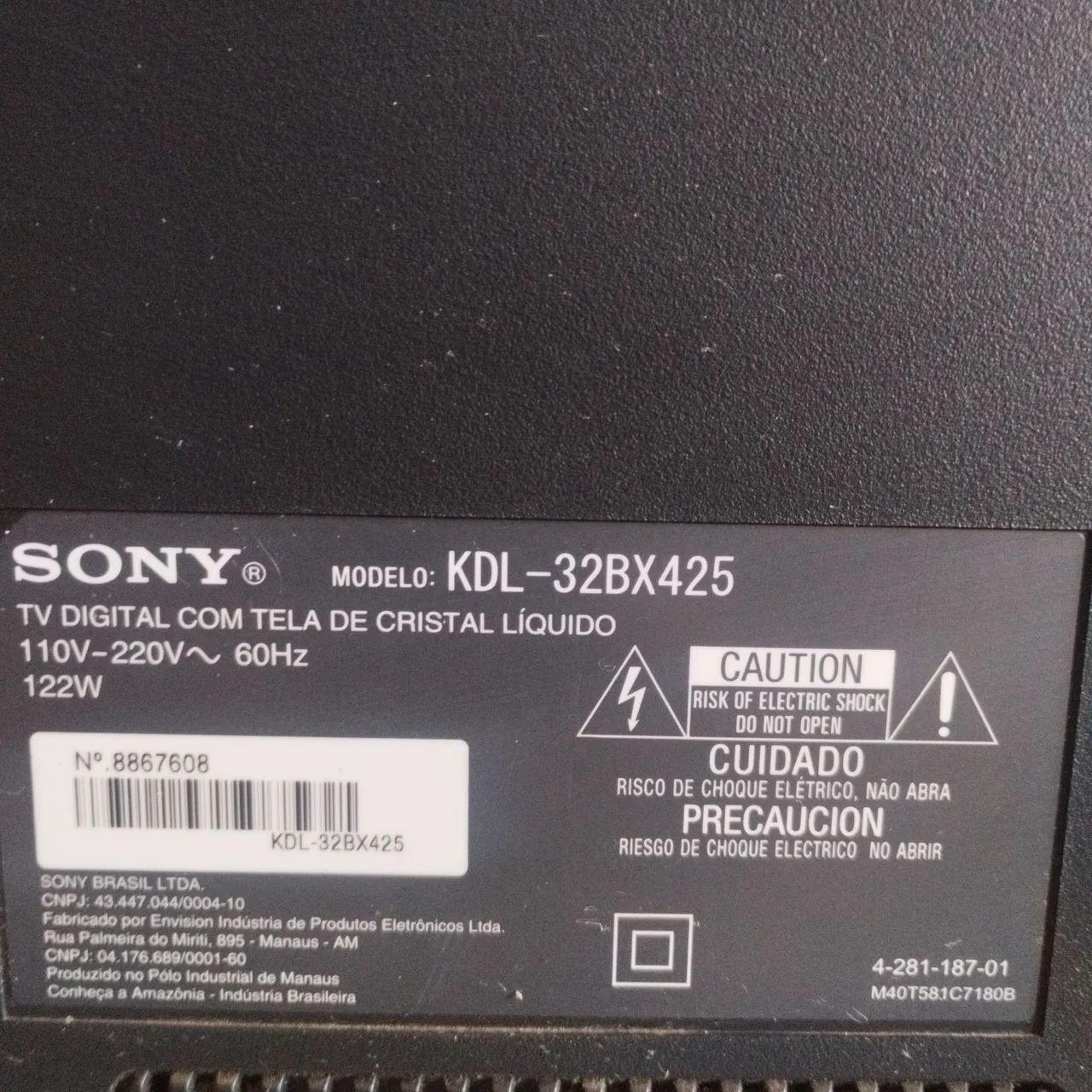 TV 32 Polegadas SONY BRAVIA - Foto 3