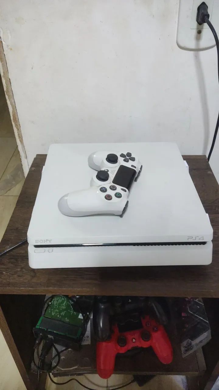 Ps4 branco 1 tera - Foto 4