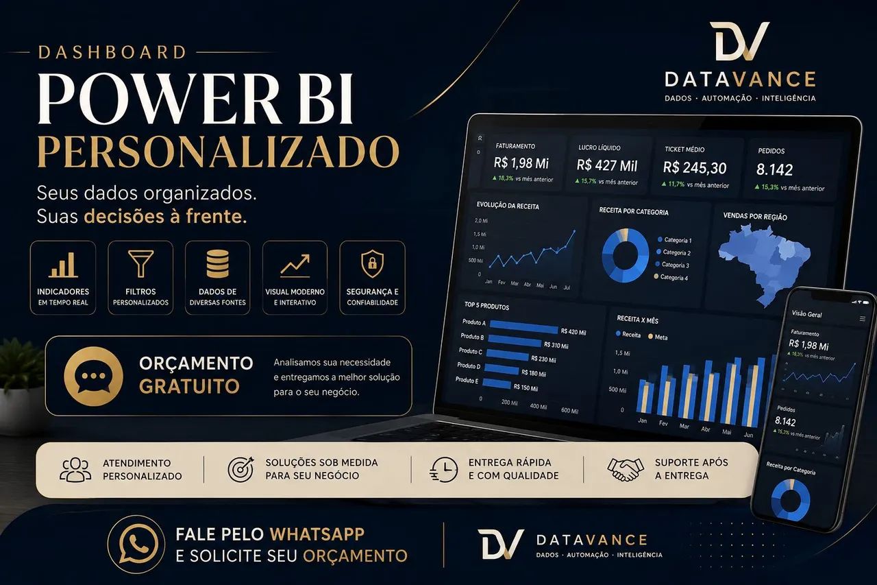 Dashboard Power BI Personalizado <br>