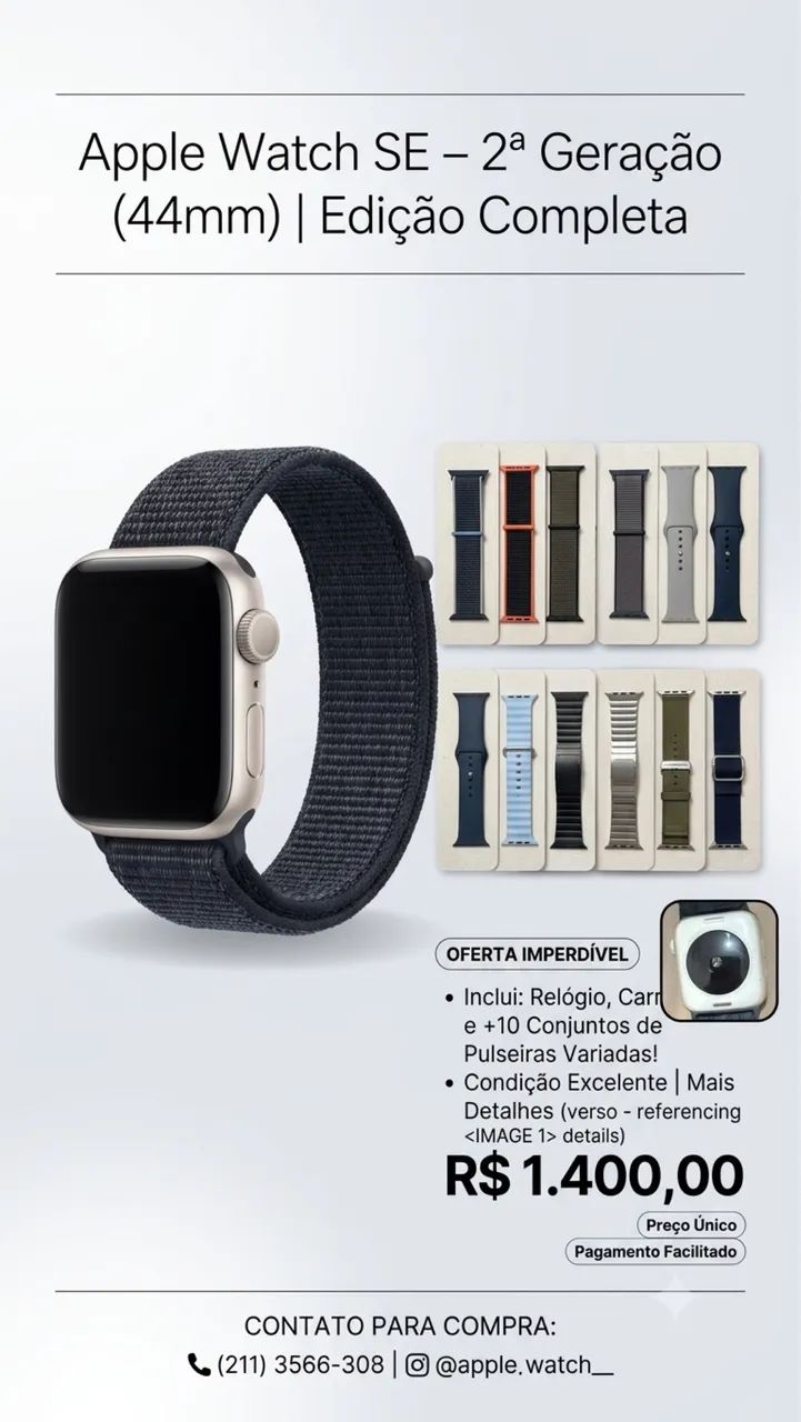 Apple Watch SE -2 geração -44mm