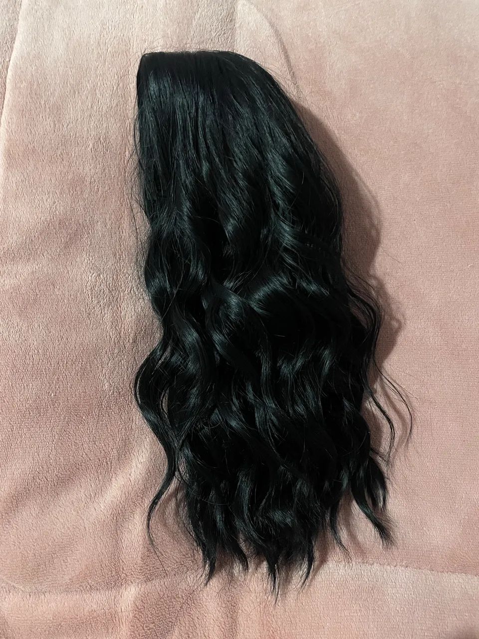 Lace wig ondulada curta 