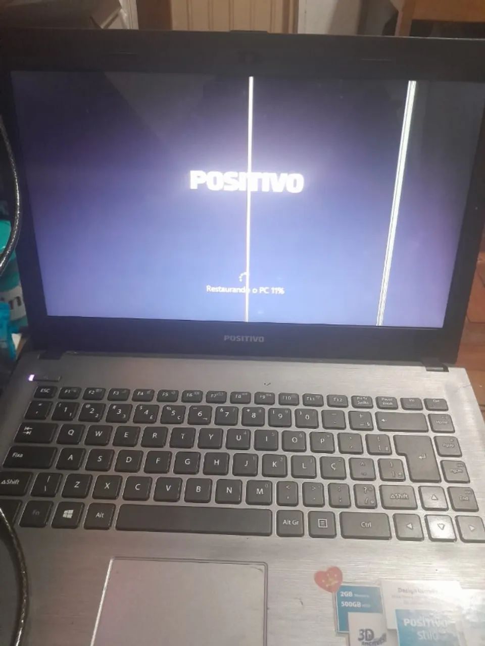 Notebook Positivo Stilo XR3008 dual core 2gb 500gb - Foto 3
