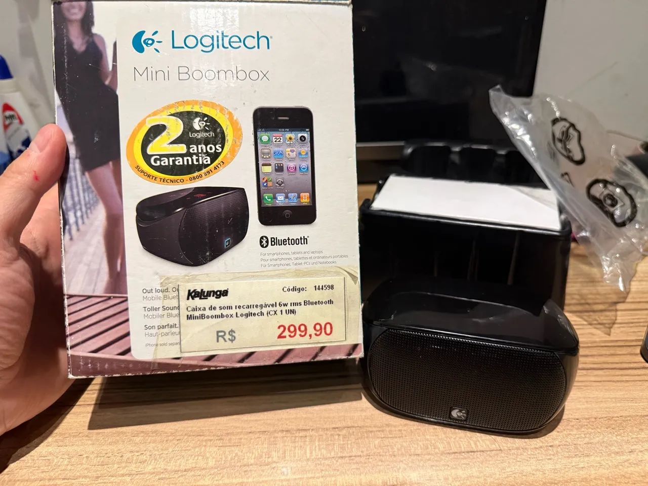 Caixa de som  com Bluetooth logitech original