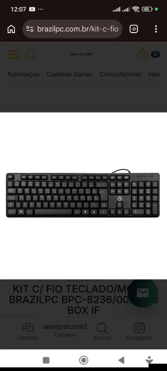 Kit teclado e mouse BPC - Foto 3